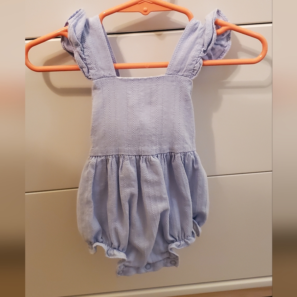 Emma Nicole Smocks Ruffle Bubble Open back Size 3m